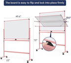 Large Dry-Erase Rolling Magnetic Whiteboard - Image 2