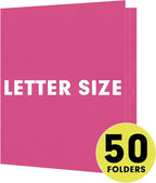 Two Pocket Folders, RAZCC 50 Pack 2 Pocket Folders Fit Letter Size Paper - Image 5