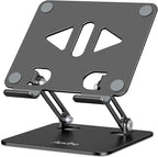 Aoviho Tablet Stand Holder for Desk, Adjustable Desktop Tablet Holder, Foldable by Aoviho