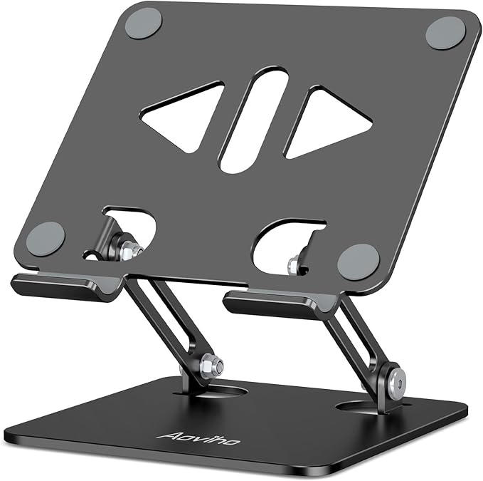Aoviho Tablet Stand Holder for Desk, Adjustable Desktop Tablet Holder, Foldable by Aoviho