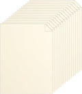 Silunkia 28 Sheets Cream Cardstock 8.5 x 11 Ivory Paper, 250gsm/92lb Off White by Silunkia
