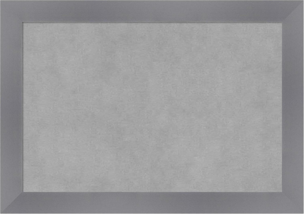 Amanti Art Grey Framed Magnetic Board 14x20 Small Vision Board