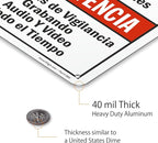 SmartSign 2-Pack 'Warning Audio And Video Surveillance On Duty At All Times' - Image 6