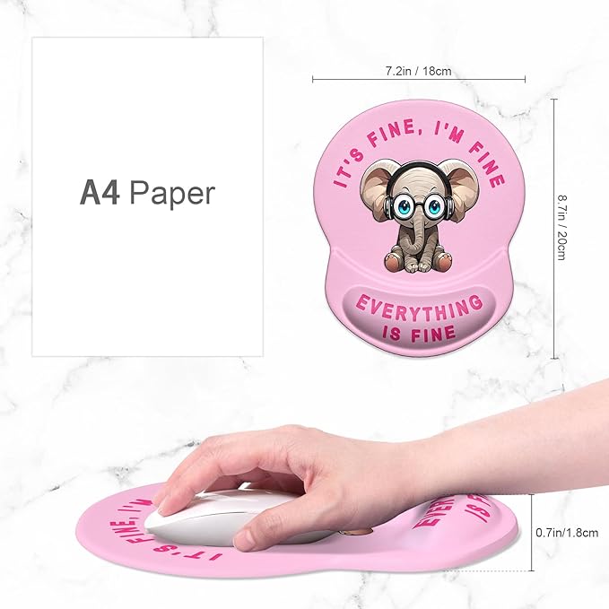 ITNRSIIET Ergonomic Mouse Pad - Image 2