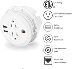 Power Grommet 3 Inch for Desktop, Recessed Desk Outlet - Image 2