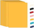 100 Sheets Yellow Cardstock 8.5 x 11 65lb Paper, Goefun Yellow Card Stock by Goefun