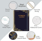 Simplified Fitness Journal for Women & Men, A5 Workout Journal/Planner Daily - Image 2