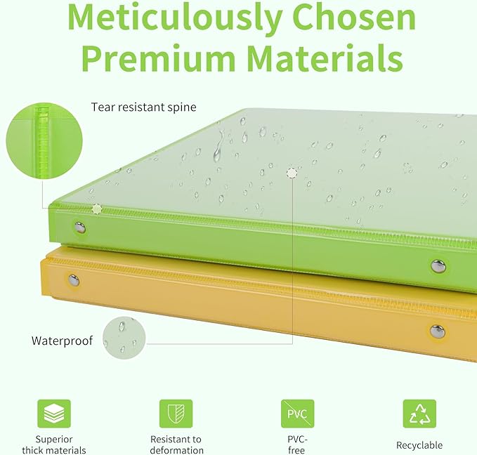 SUQJOY 0.5-inch 3 Ring Binder - Image 4