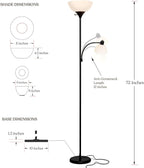 Brightech Sky Dome Plus LED Floor lamp, Torchiere Super Bright Floor Lamp - Image 2