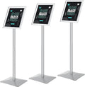 Golemas Sign Stand for Display, 11lbs Integrated Rod Heavy Duty Pedestal Floor by Golemas