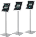 Golemas Sign Stand for Display, 11lbs Integrated Rod Heavy Duty Pedestal Floor by Golemas