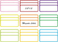 27pcs Magnetic Dry Erase Labels，Magnets Sticker，11 Colors Reusable Erasable by Unknown