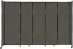 Versare Straightwall Sliding Portable Wall Partition | Freestanding Office by VERSARE