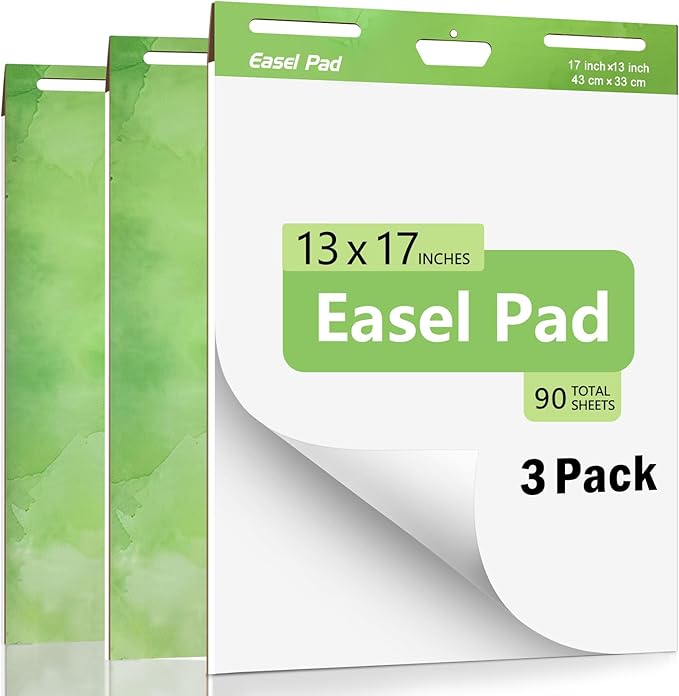 Sticky Easel Pad, Anchor Chart Paper, Our Sticky Easel Pads measure 13 x 17 by Unknown