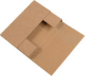Tape Logic Literature Mailer, 12 1/8" x 9 1/8" x 2", Kraft Easy-fold mailer