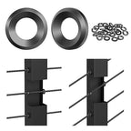 BLIKA 20Pack Black Cable Railing Adhesive Sleeves by BLIKA