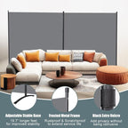 Room Divider 2 Panel Large Privacy Screens, Tall 6FT Partition Room Dividers - Image 3