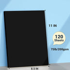 Cardstock Paper, 120 Sheets Card Stock, 200GSM Thick Printer Paper 8.5x11 - Image 2