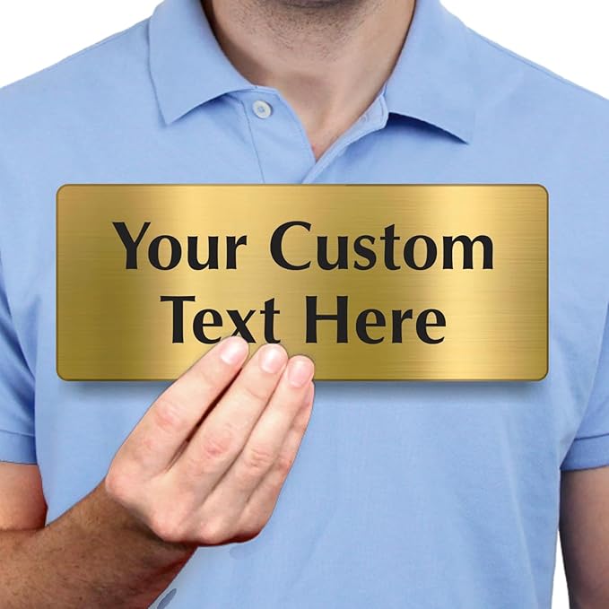 SmartSign Custom Brass Sign - Image 3