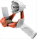 TAPEWELL Heavy Duty Metal Frame Orange Packing Tape Dispenser 3 Inch Core by Tapewell