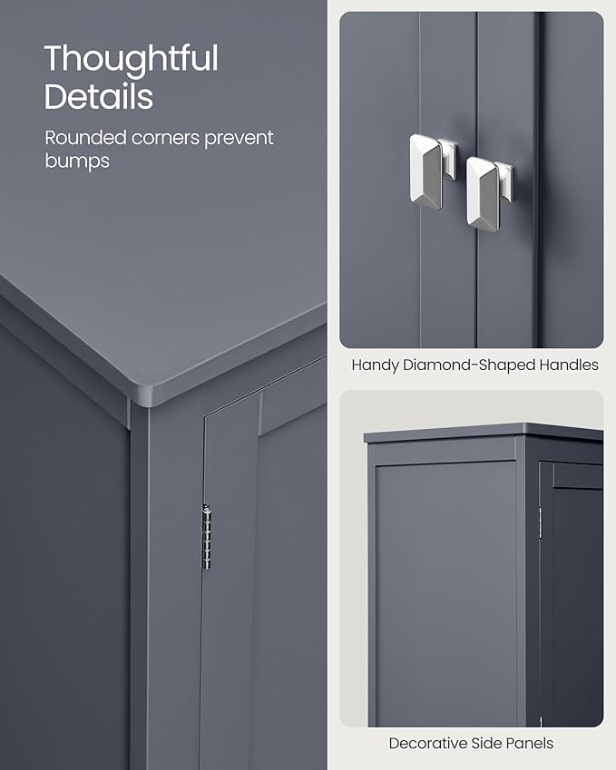 VASAGLE Floor Storage Cabinet, Freestanding Storage Unit - Image 7