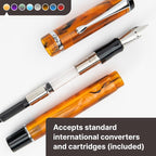 Conklin Duragraph Fountain Pen Orange Nights - Image 9