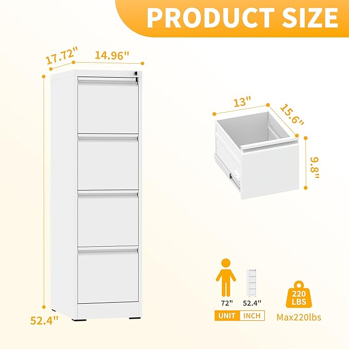 Reegangfa 4 Drawer File Cabinet - Image 3