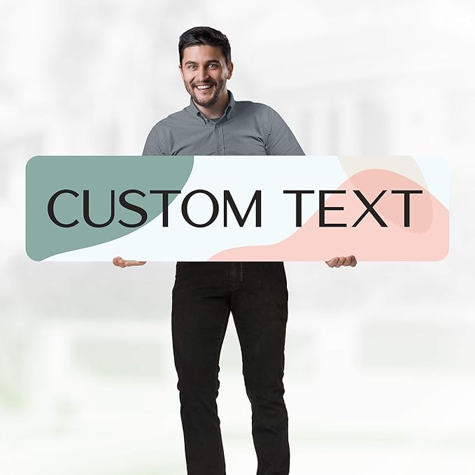 Custom Sign, Custom Street Sign, 11 Font Colors, 13 Font Styles, 4 Hole Options - Image 2