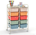 GLACER 10 Drawer Rolling Cart, Storage Cart by GLACERGrowupinhappiness
