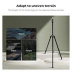 K&F CONCEPT Extendable Photography Stand, Adjustable 6.56ft/78.7"/2M Aluminum - Image 2