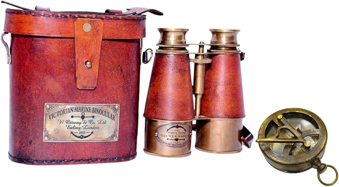 Nautical Marine Binocular Leather Case by NAVIROCK