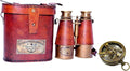 Nautical Marine Binocular Leather Case by NAVIROCK