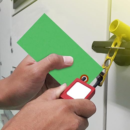 SmartSign 4.75 x 2.375 inch “Green” Blank Tyvek Shipping Tags - Image 6