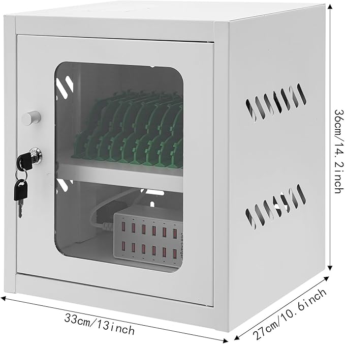QUEWATSA Cell Phone Charging Station, 12-Device Rechargeable Mobile Phones - Image 3