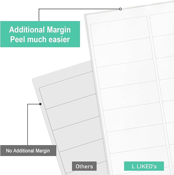 L LIKED Printable Address Labels, 900 Labels, 30 per Sheet, Mailing Labels - Image 8