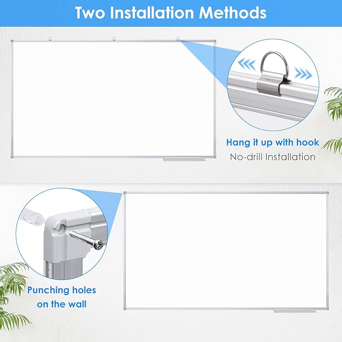 Dry Erase Board 72 x 40 Inch, Large Magnetic White Board - Image 3