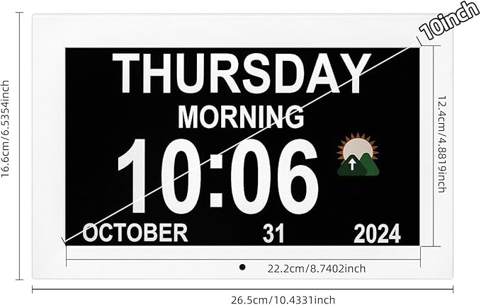 Memwake Digital Alarm Clock, Clock - Image 2