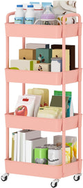 Sywhitta 4-Tier Plastic Rolling Utility Cart by haseverythingyouneed