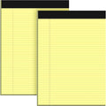 Roneky Legal Pads 8.5 x 11 Yellow Note Pads, 2 Pack College Ruled Notepads 8.5 by NotePads