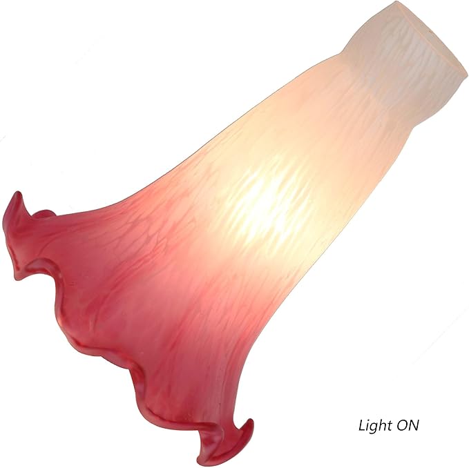 Bieye LS02S Lily Flower Blown Glass Lampshade - Image 2