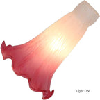 Bieye LS02S Lily Flower Blown Glass Lampshade - Image 2
