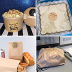 1.5" Homemade with Love Stickers, 500 Pcs Kraft Jar Canning Label Stickers for Baked Packaging, Cookie Bags, Fudge Containers, Store Owners, Crafts, Organizing, Price Tags