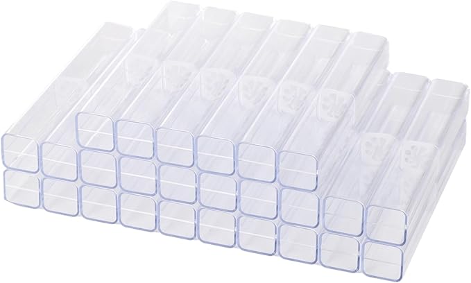 OMISTAR 100PCS Pen Gift Box, Acrylic Clear Pen Gift Box - Image 6