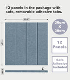 DECORITA Felt Bulletin Board Tiles | Modern Cork Board Alternative | Large Cork - Image 4