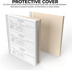 Custom 8.5" x 7" Carbonless NCR Books in 3-Part Triplicate Invoices, Work Orders - Image 3