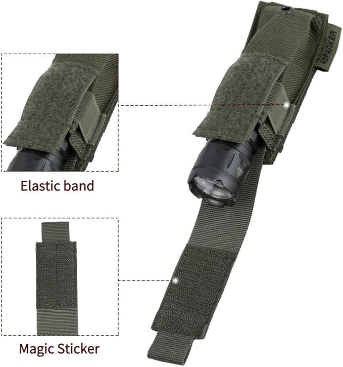 EXCELLENT ELITE SPANKER Molle Single/Double Pistol Mag Pouch Tactical Magazine - Image 4
