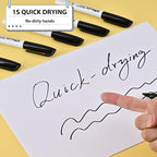 Affisure Permanent markers, 100 packs permanent markers bulk, quick dryingin - Image 4
