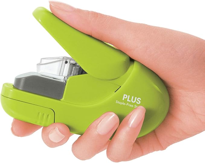Plus Paper Clinch Compact Staple-Free Stapler - Image 8