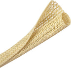 CrocSee 25ft - 1/2 inch Braided Cable Management Sleeve Cord Protector - by CrocSee