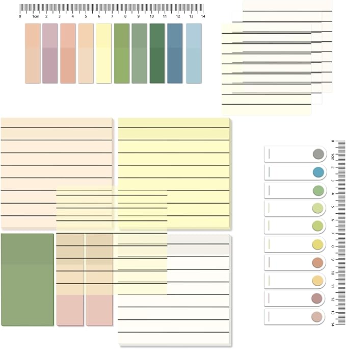 BAYTORY 700 Sheets Transparent Sticky Notes by BAYTORY